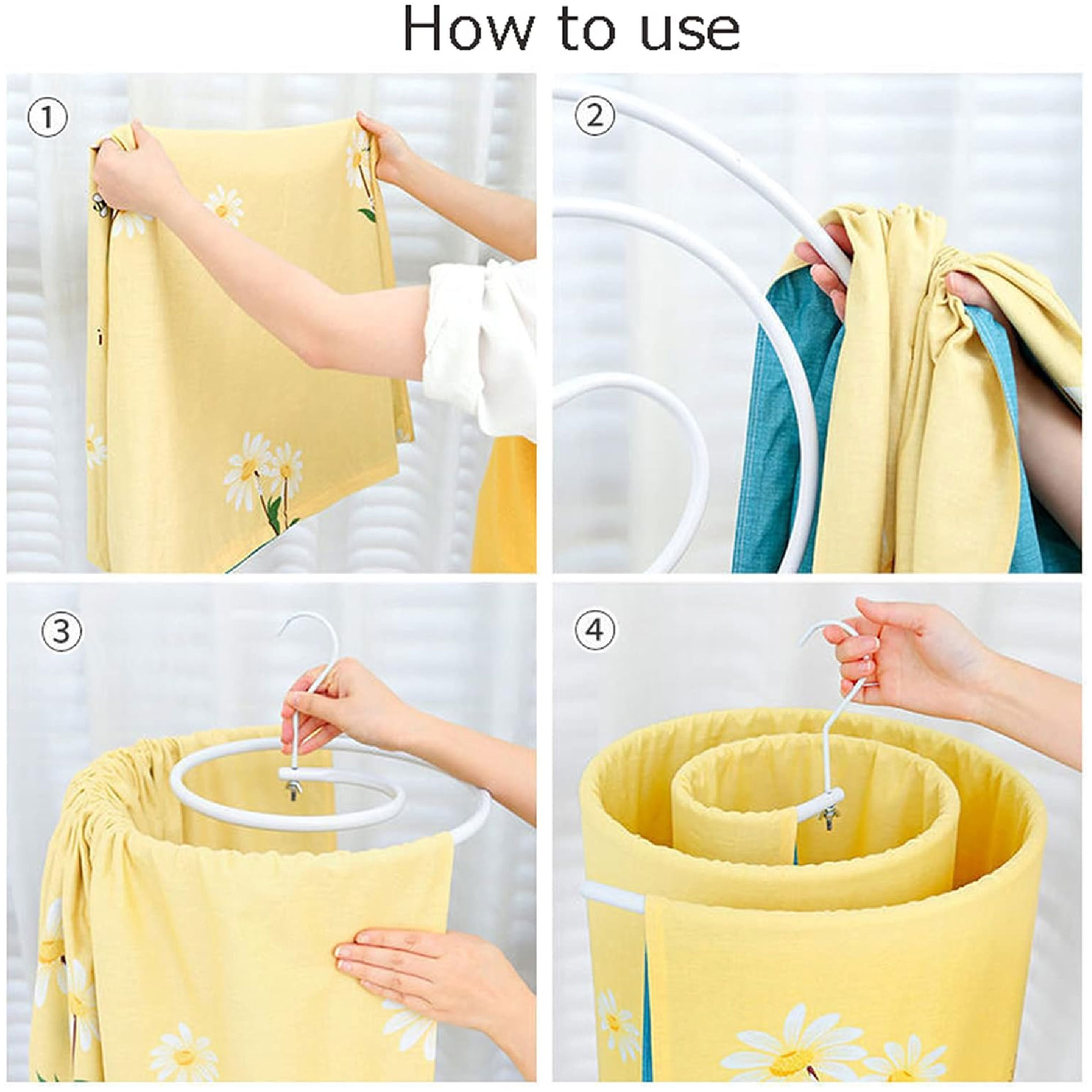 Miniatura 6 de Gancho Tendedero Espiral Sabanas Cobijas